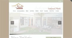 Desktop Screenshot of namibguesthouse.com