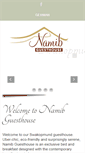Mobile Screenshot of namibguesthouse.com
